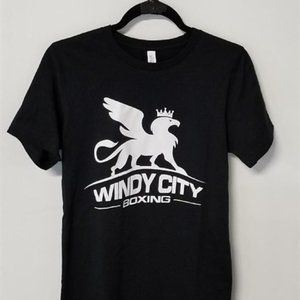 Windy City Boxing Black Shirt Size Youth Medium